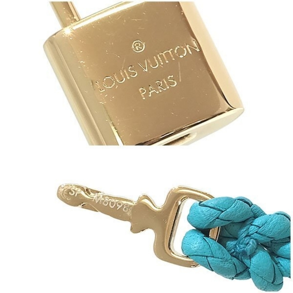 Beautiful Louis Vuitton Lock It Again Leather Bracelet! - Picture 6 of 8
